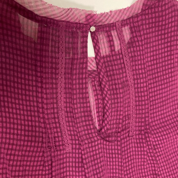 Anthropologie Burgundy (with block print) - Picture 9 of 11